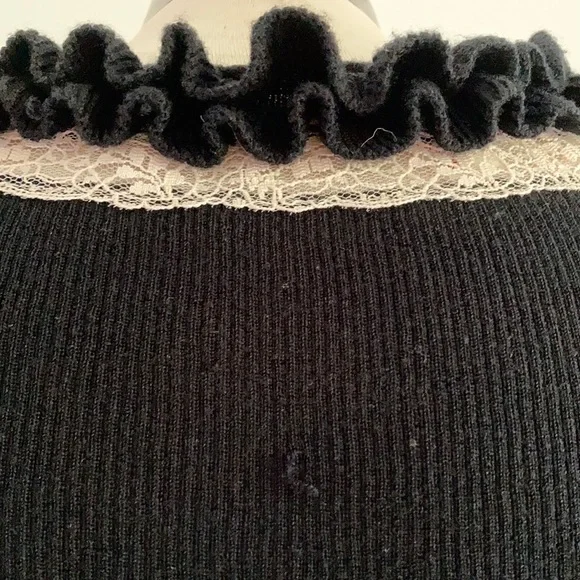 Y2k ALANNAH HILL 100% merino Cardigan with silk ties SIZE 6 - Picture 14 of 15